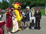 Charity event in Gorky Park, with the participation of the journal Murzilka